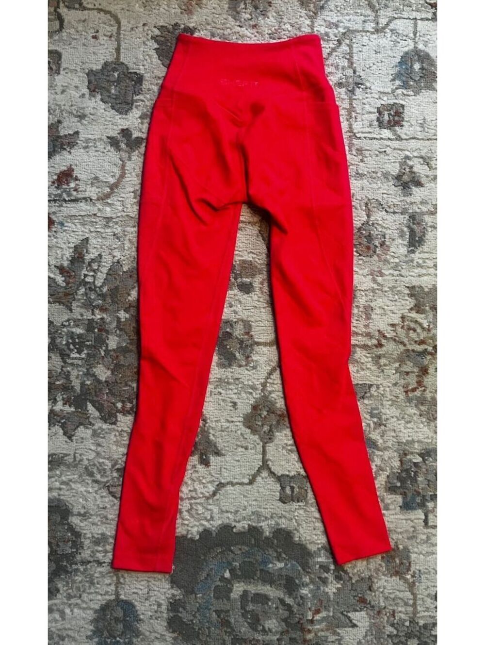 SHEFIT High Waisted Athletic Leggings- Bright Pink  - Size XS